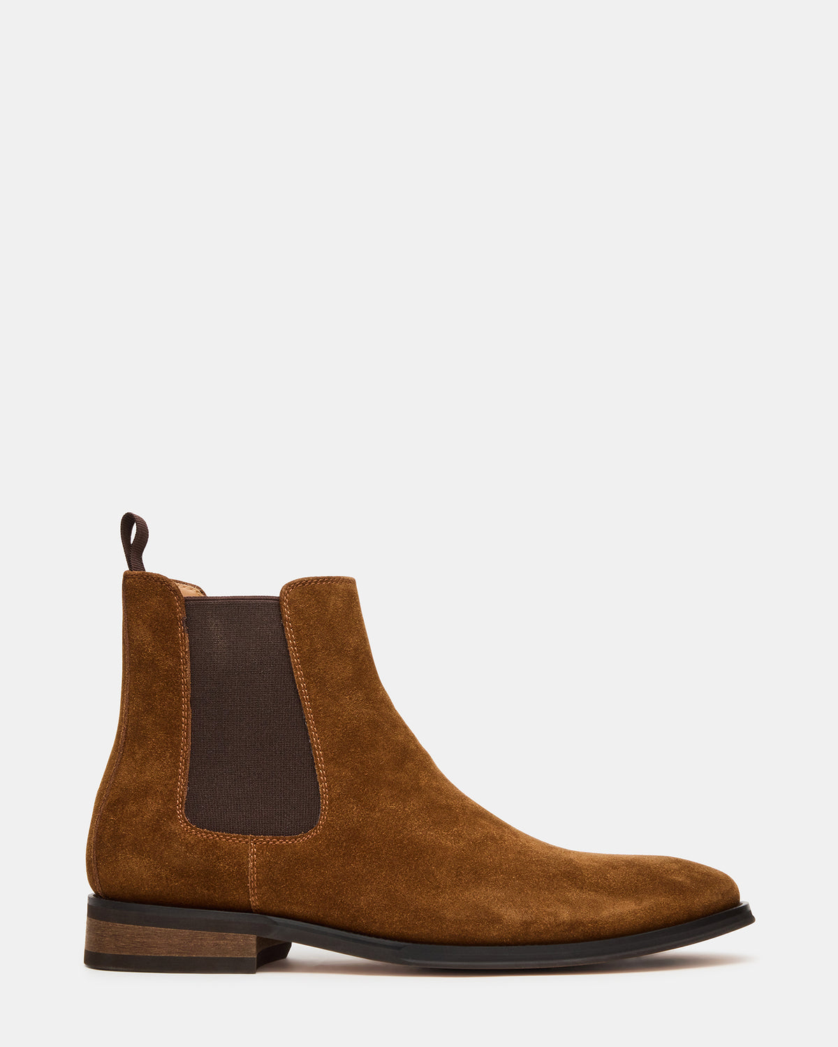 ALDAIR Chestnut Suede Chelsea Men's Ankle Boot Steve Madden CHESTNUT SUEDE