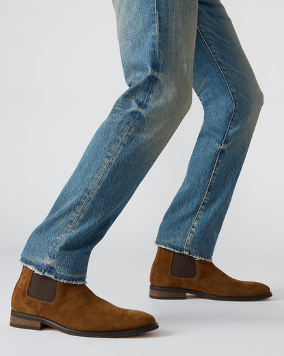 ALDAIR Chestnut Suede Chelsea Men's Ankle Boot Steve Madden CHESTNUT SUEDE