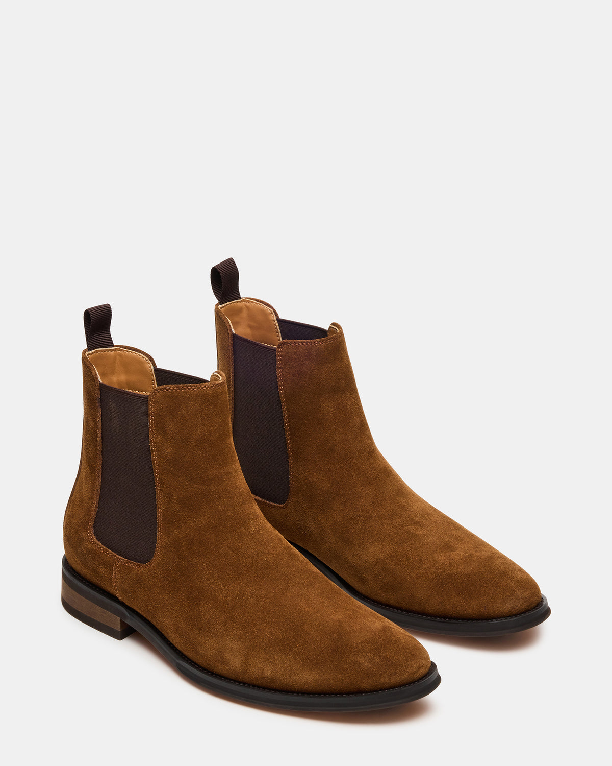 ALDAIR Chestnut Suede Chelsea Men's Ankle Boot Steve Madden CHESTNUT SUEDE