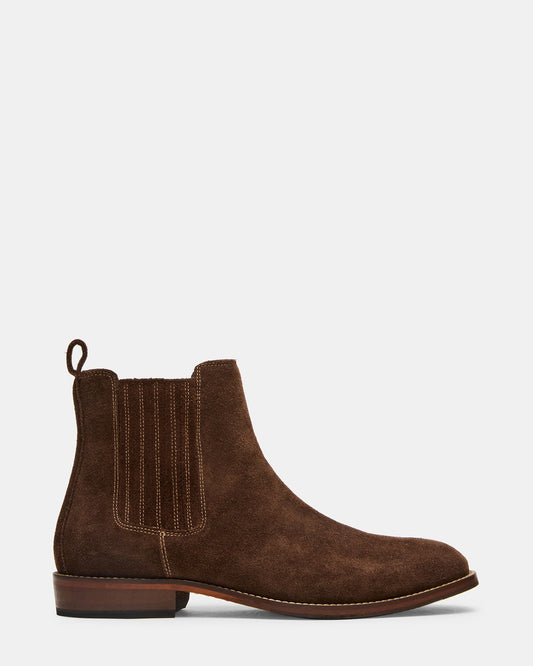 RYKER Brown Chelsea Men's Ankle Boot Steve Madden BROWN
