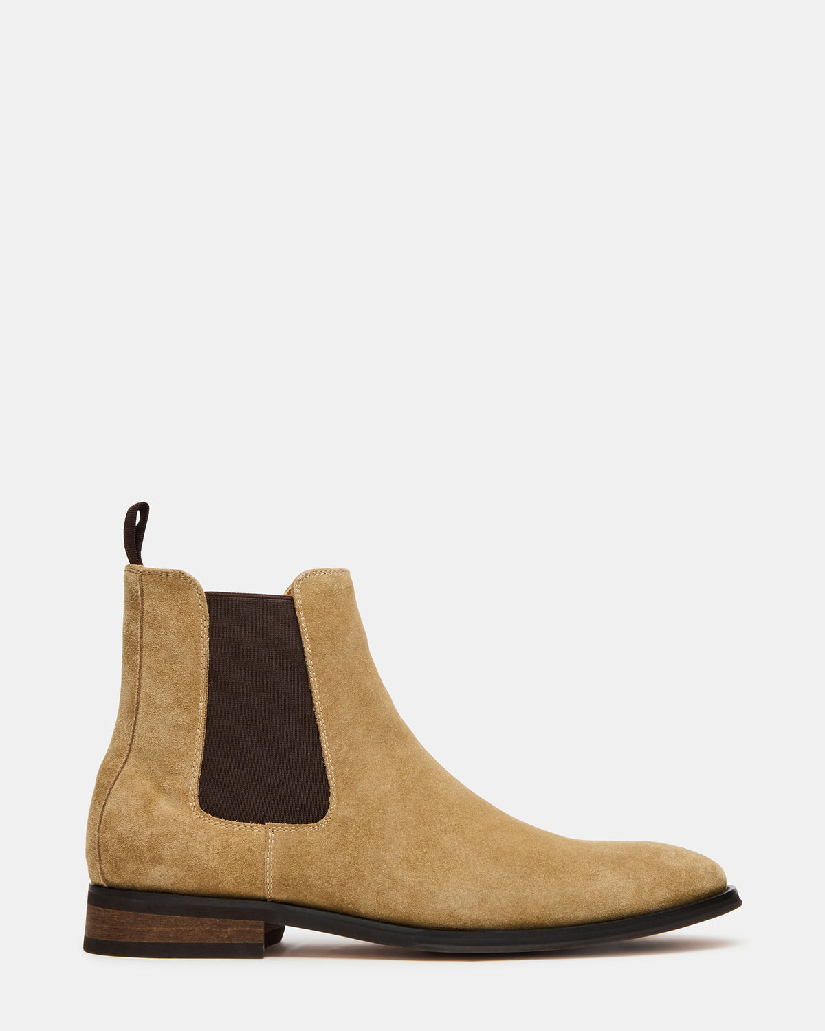 ALDAIR Taupe Suede Chelsea Men's Ankle Boot Steve Madden TAUPE SUED