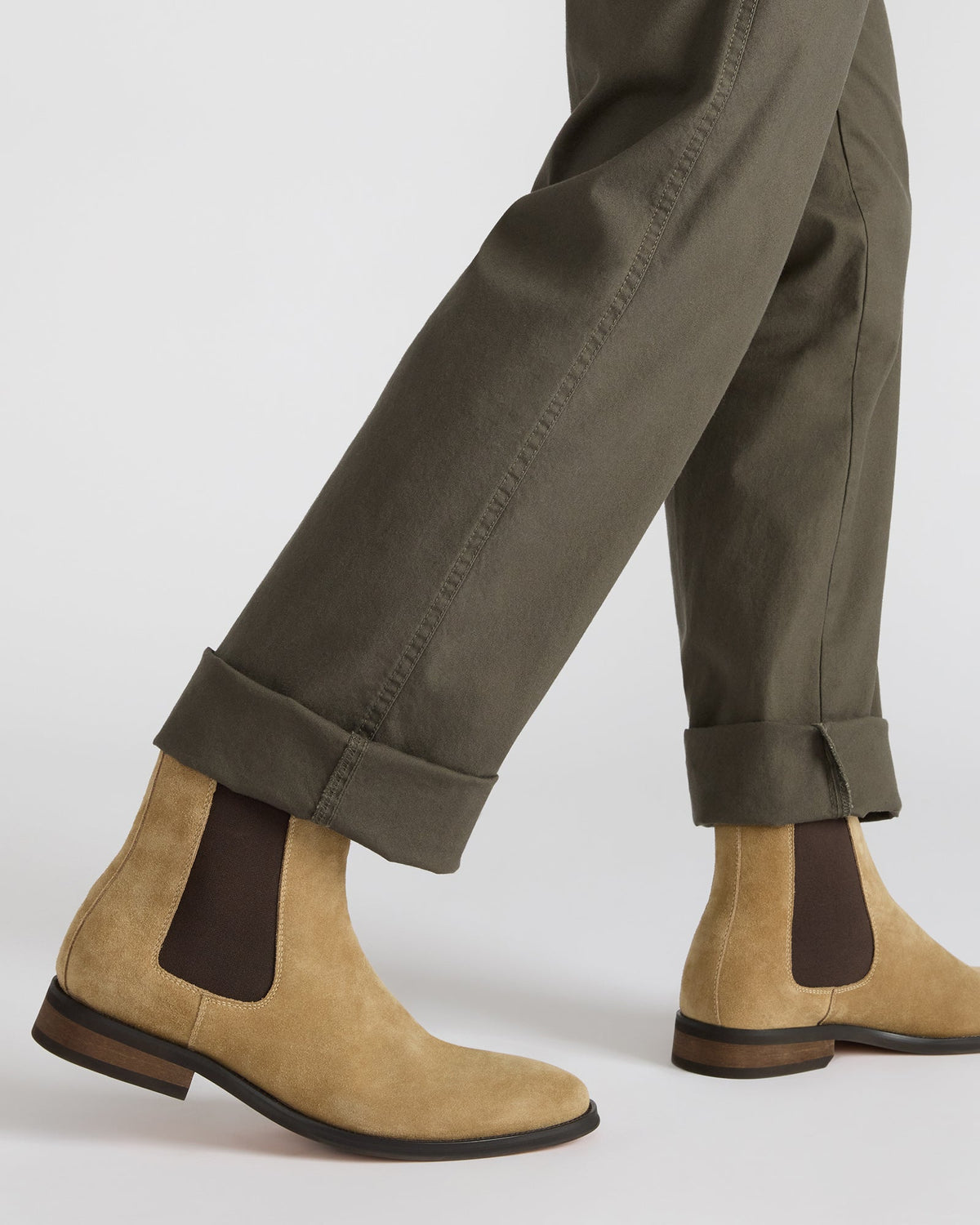ALDAIR Taupe Suede Chelsea Men's Ankle Boot Steve Madden TAUPE SUED