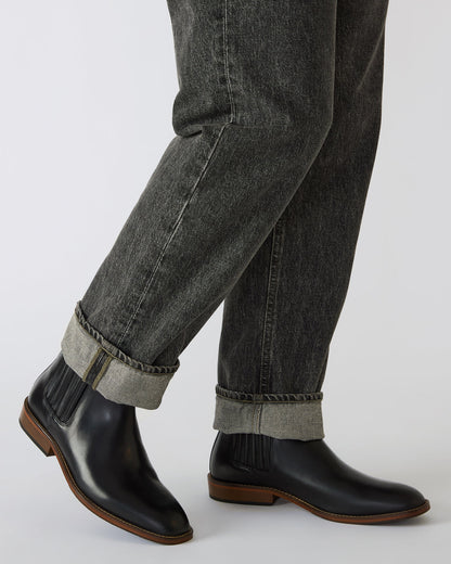 RYKER Black Chelsea Men's Ankle Boot Steve Madden BLACK