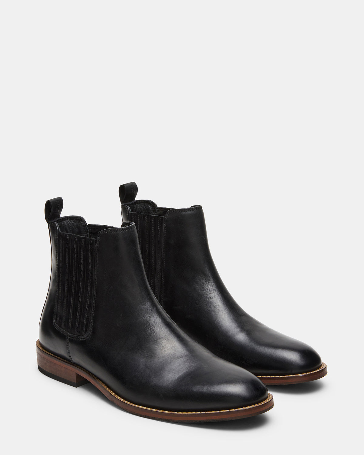 RYKER Black Chelsea Men's Ankle Boot Steve Madden BLACK