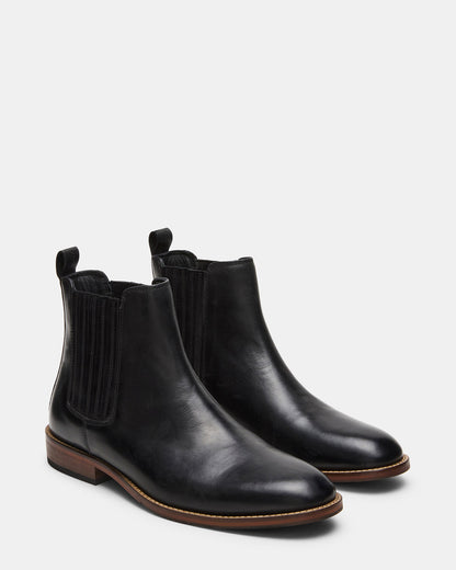 RYKER Black Chelsea Men's Ankle Boot Steve Madden BLACK