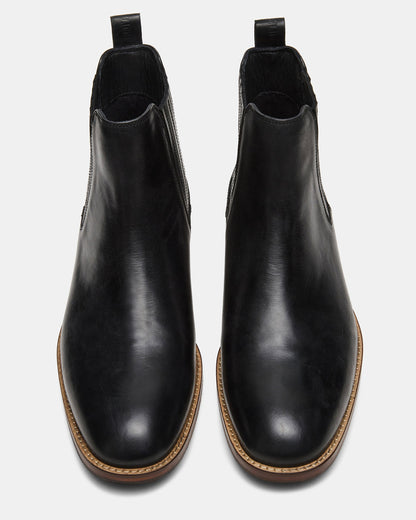RYKER Black Chelsea Men's Ankle Boot Steve Madden BLACK
