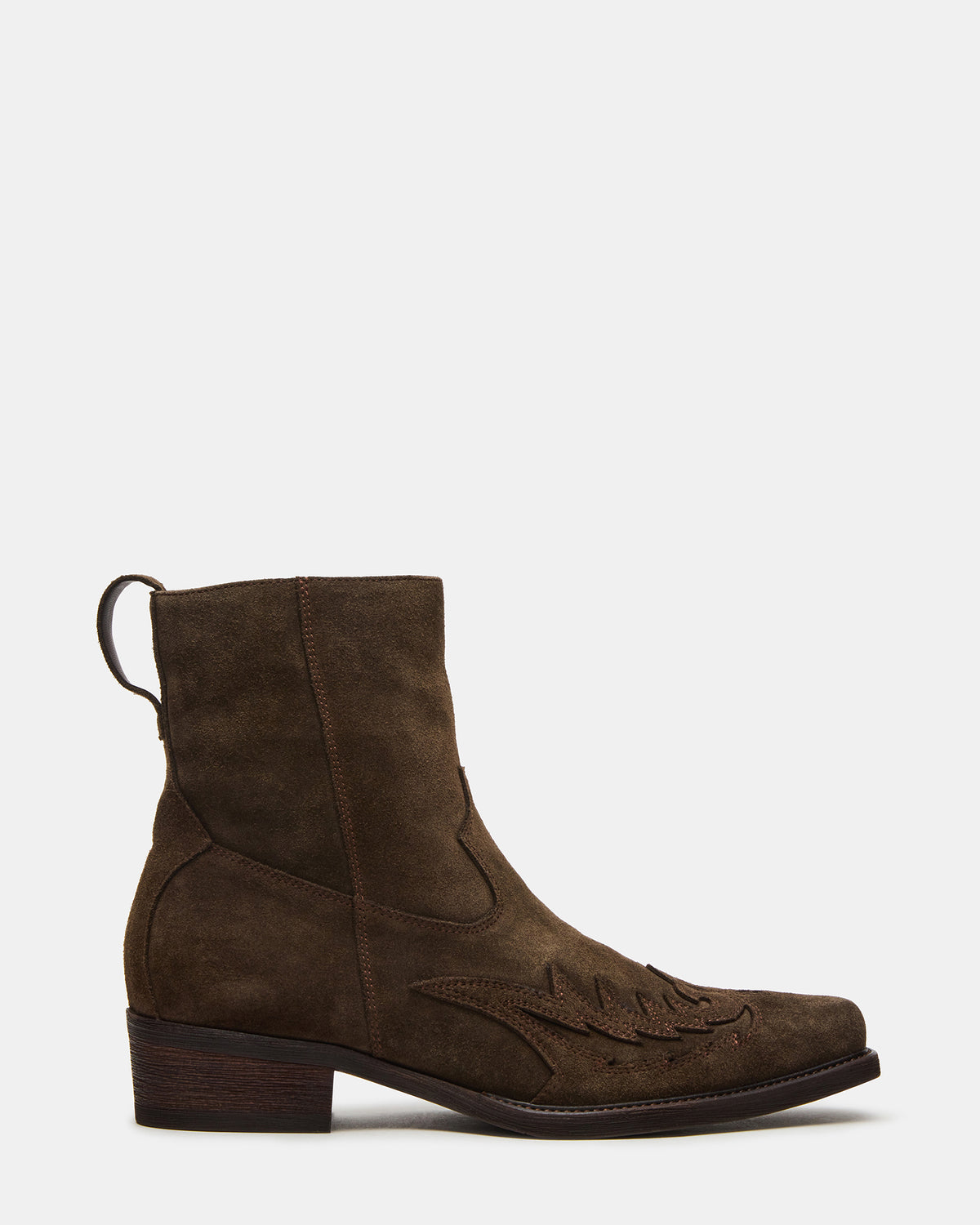 SANTANA Green Olive Western Men's Ankle Boot Steve Madden GREEN OLIVE