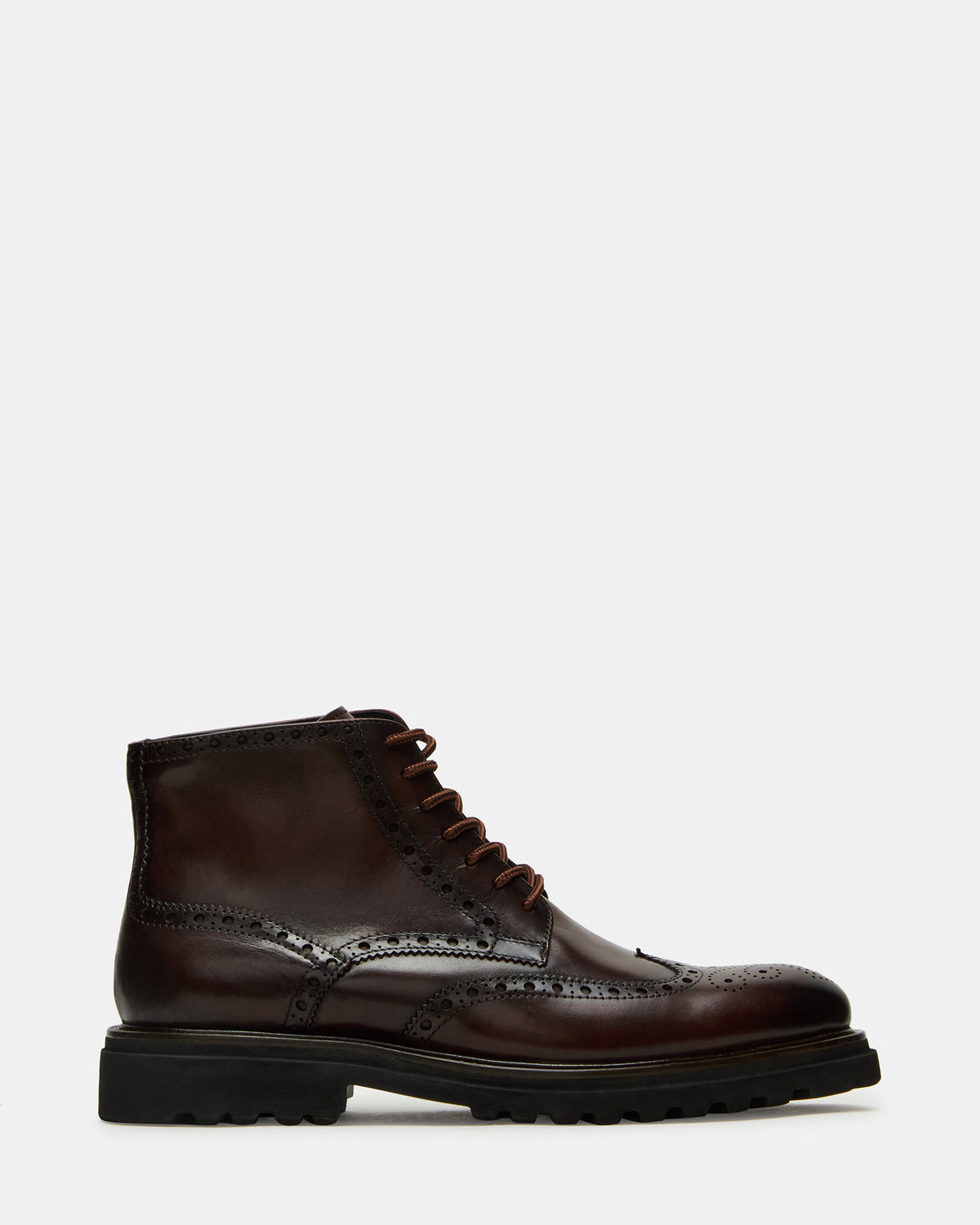 KODA Dark Brown Lace-Up Men's Ankle Boot Steve Madden DARK BROWN