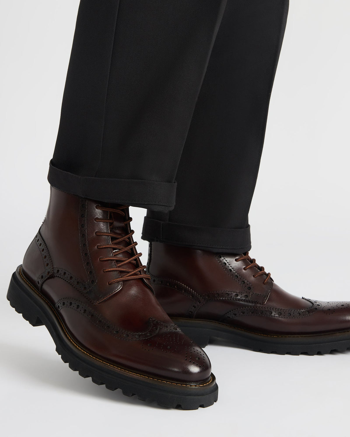 KODA Dark Brown Lace-Up Men's Ankle Boot Steve Madden DARK BROWN