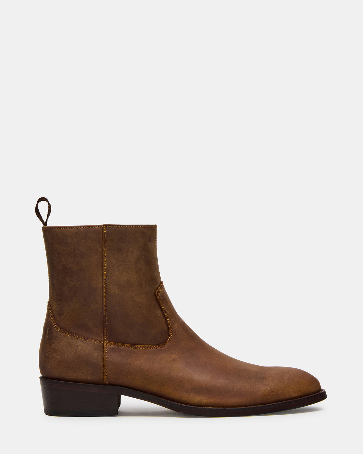 HENDRIK Tan Leather Men's Ankle Boot Steve Madden TAN LEATHER