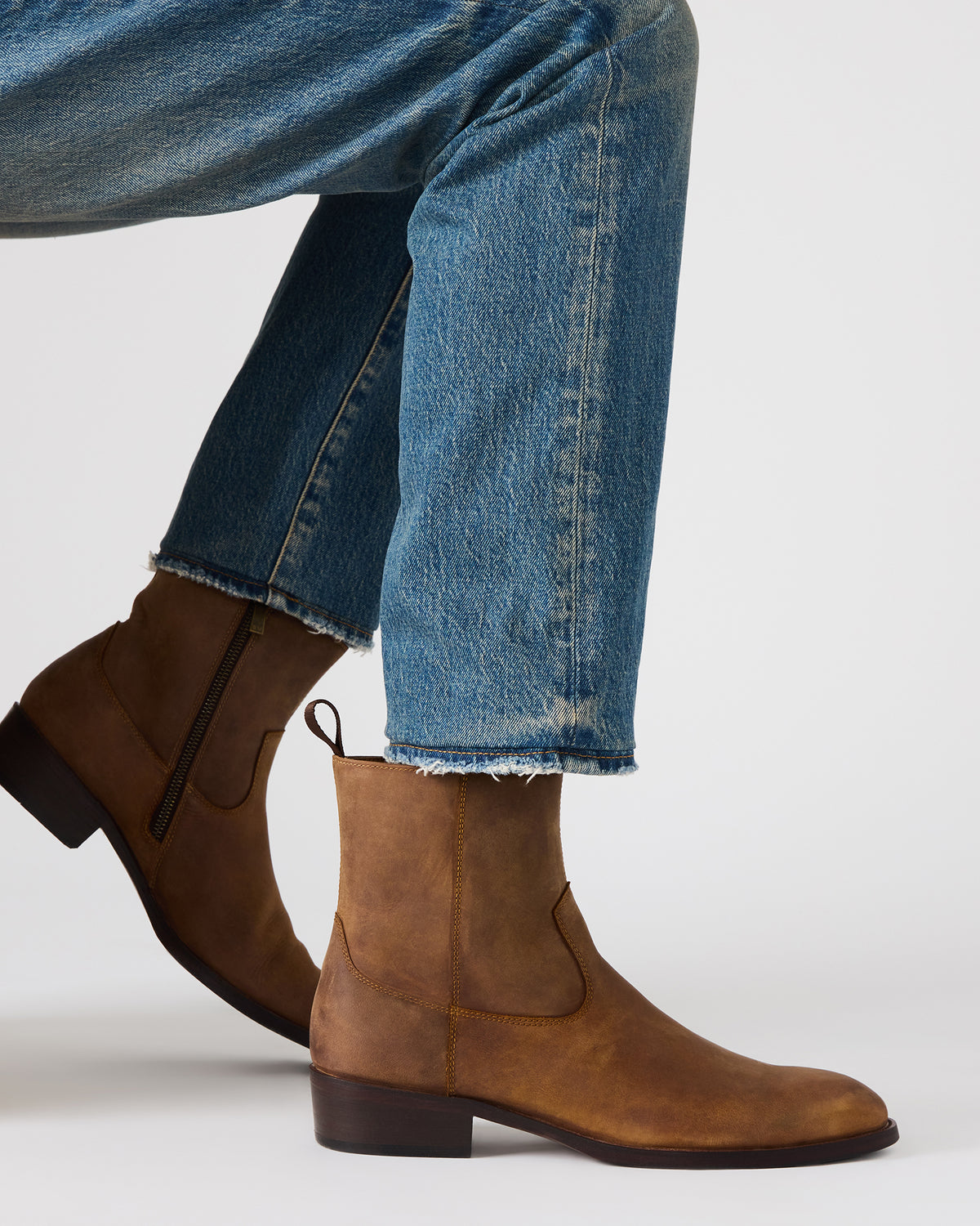 HENDRIK Tan Leather Men's Ankle Boot Steve Madden TAN LEATHER