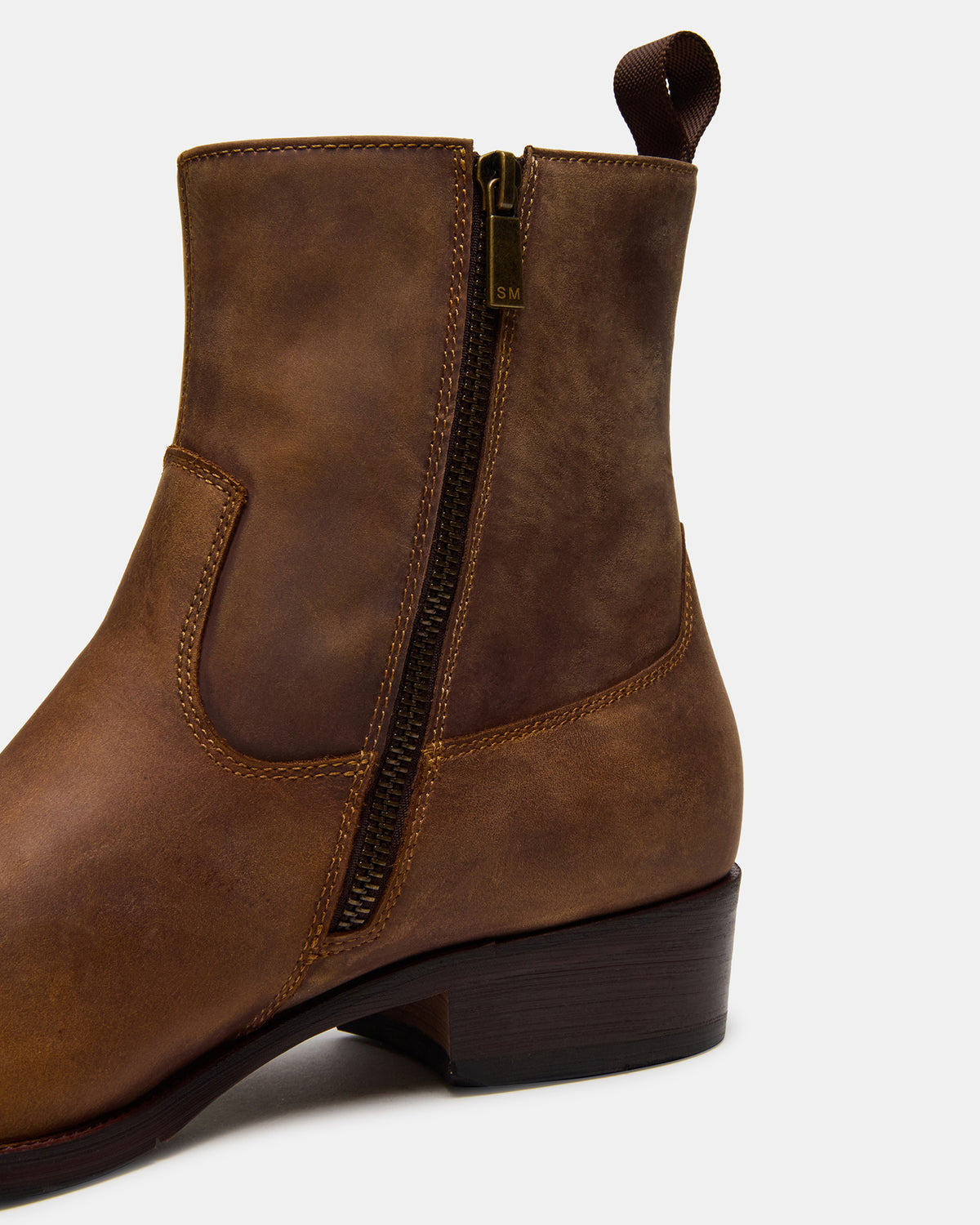 HENDRIK Tan Leather Men's Ankle Boot Steve Madden TAN LEATHER