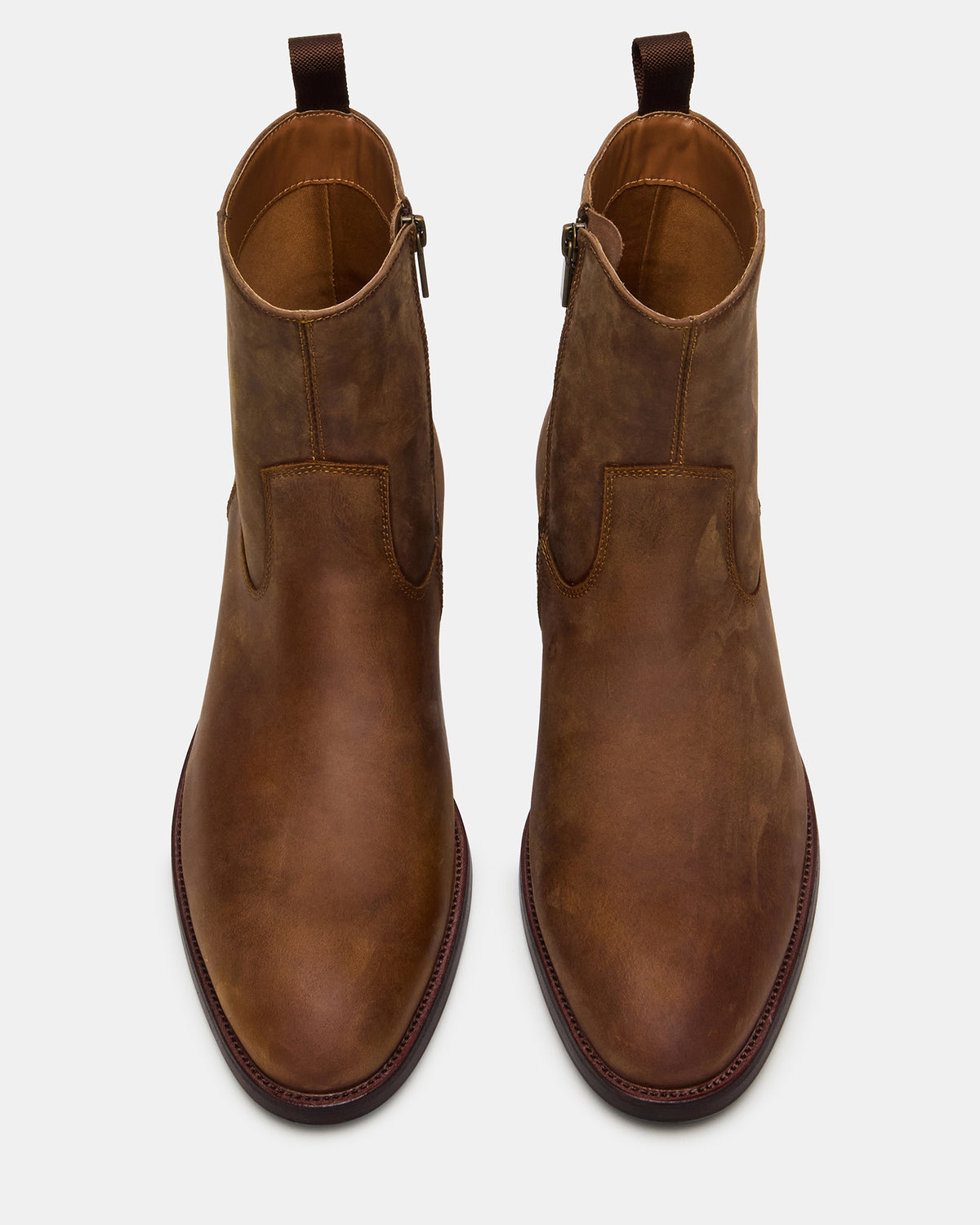 HENDRIK Tan Leather Men's Ankle Boot Steve Madden TAN LEATHER