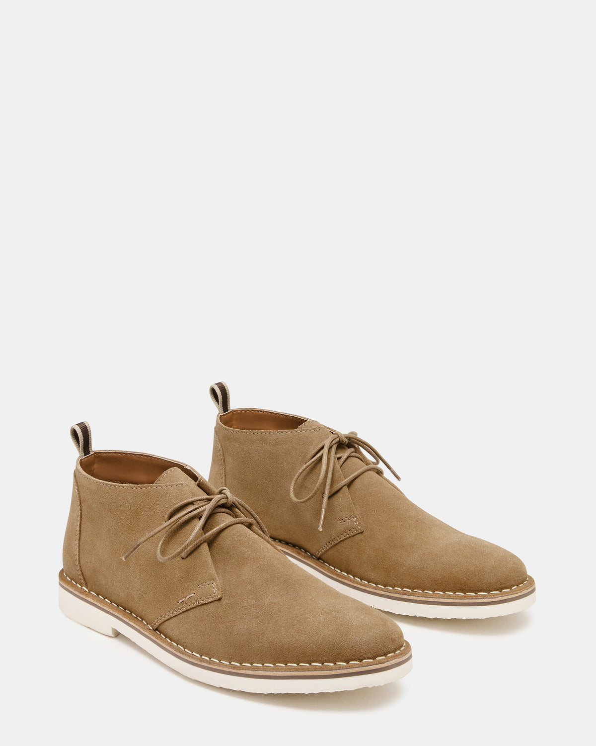 HERO Cognac Suede Lace-Up Ankle Men's Boots Steve Madden COGNAC SUEDE