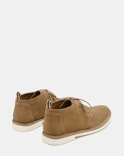 HERO Cognac Suede Lace-Up Ankle Men's Boots Steve Madden COGNAC SUEDE