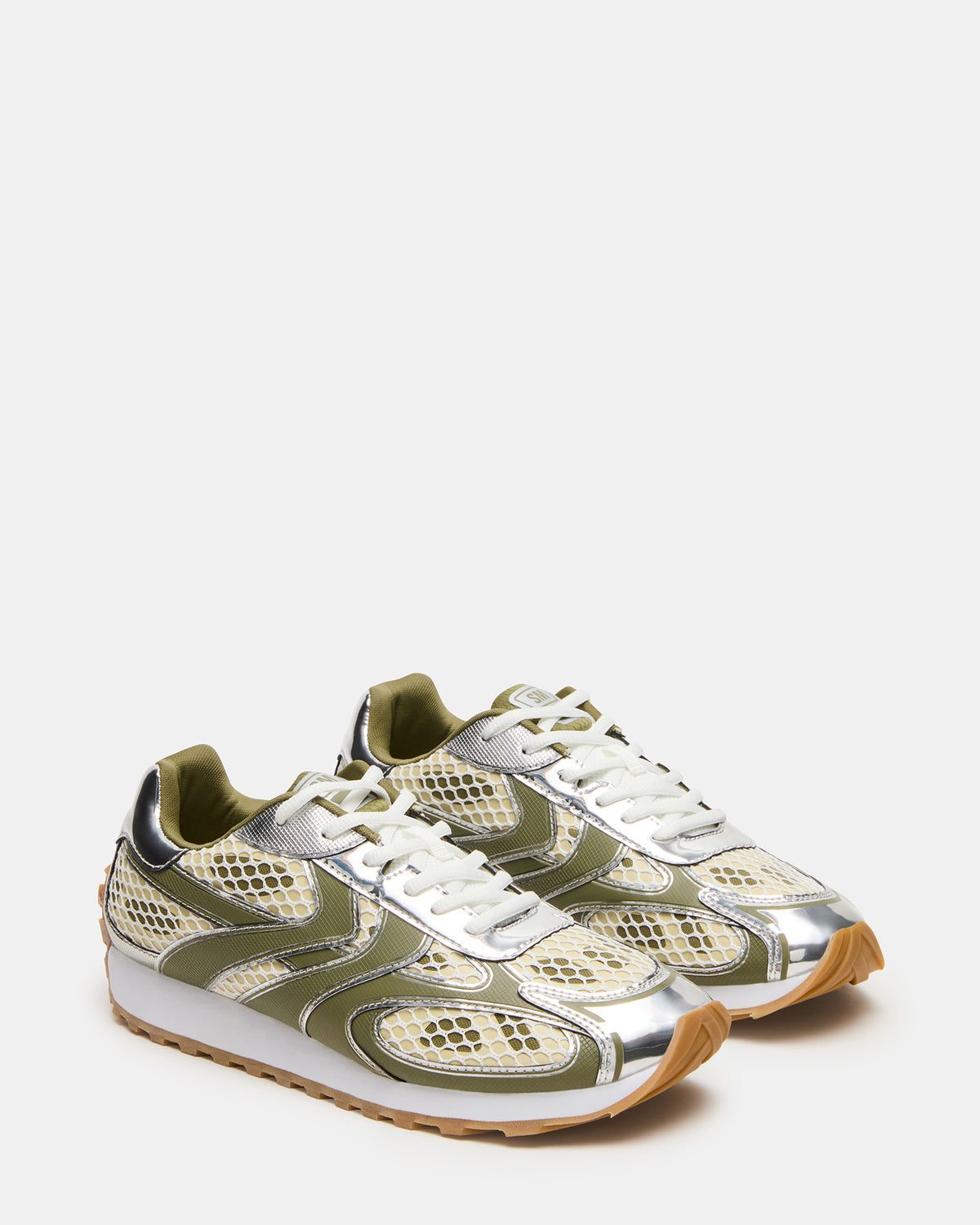 XYLO Green Low-Top Lace-Up Men's Sneakers Steve Madden GREEN