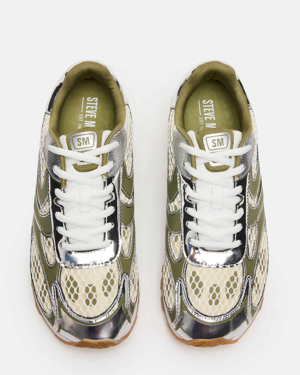 XYLO Green Low-Top Lace-Up Men's Sneakers Steve Madden GREEN