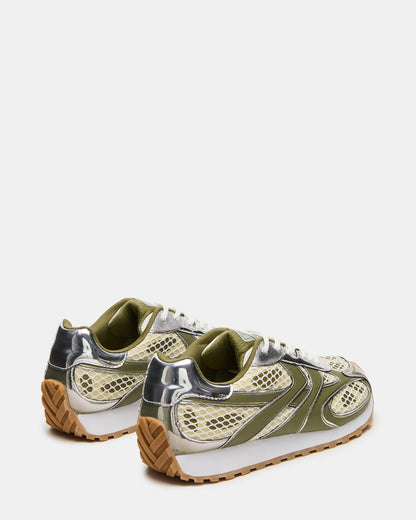 XYLO Green Low-Top Lace-Up Men's Sneakers Steve Madden GREEN
