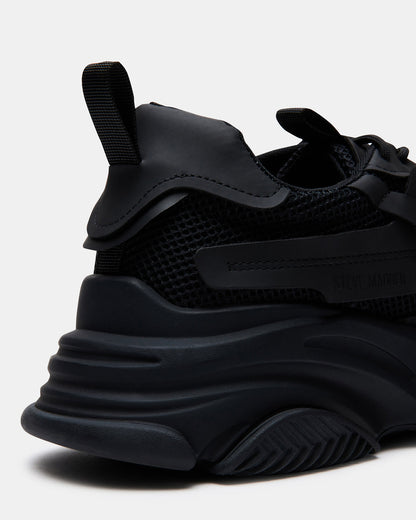 POSSESS Black Low-Top Lace-Up Men's Sneaker Steve Madden BLACK