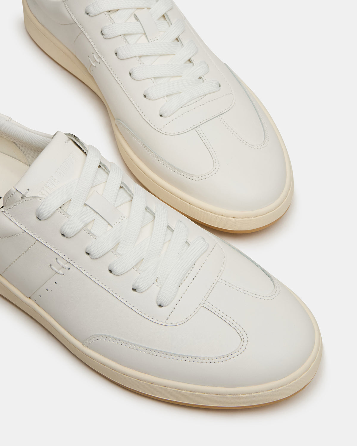 DYLAN White Low-Top Lace-Up Platform Men's Sneaker Steve Madden WHITE