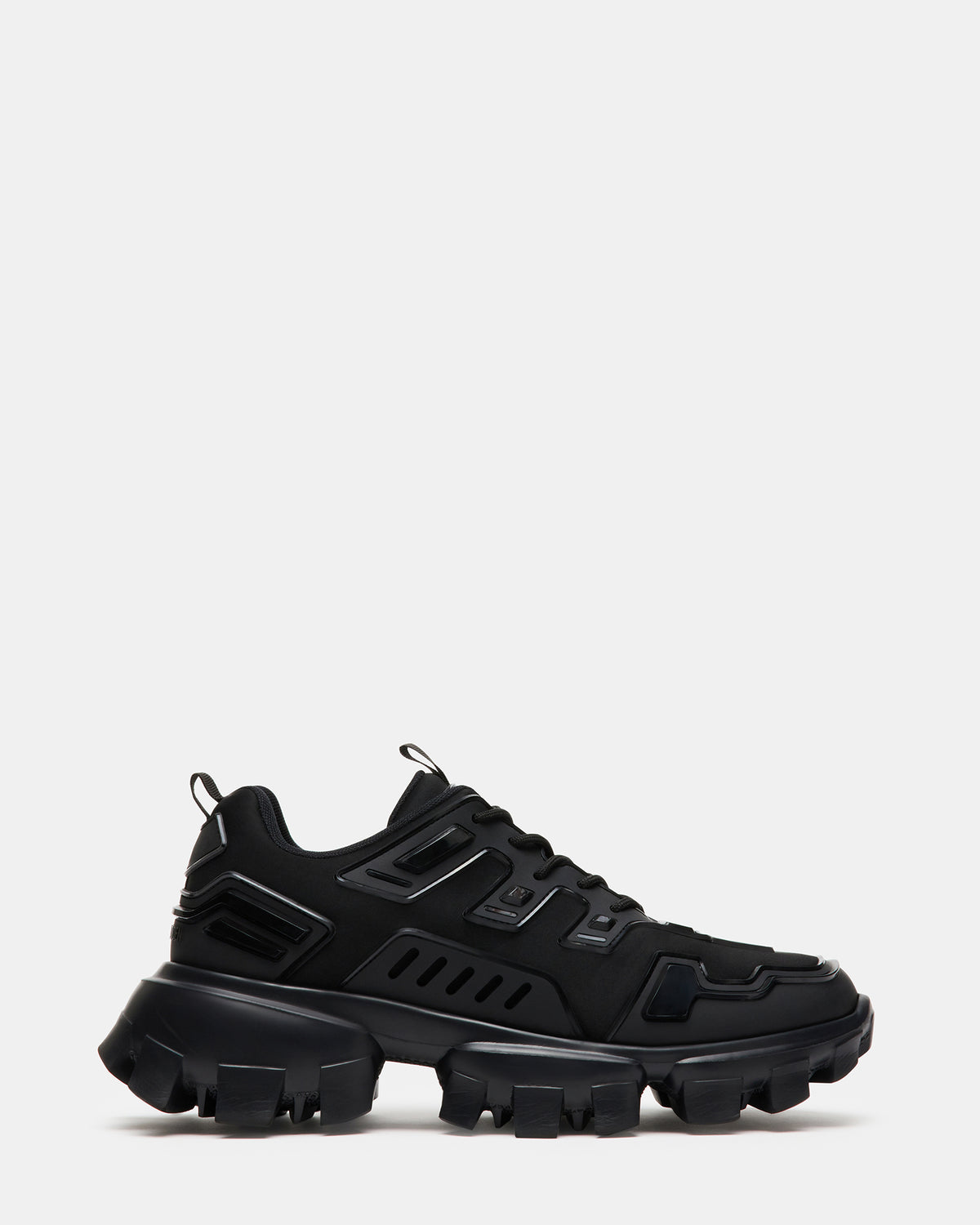 PONCE Black Men's Chunky Sole Lace Up Sneaker Steve Madden BLACK