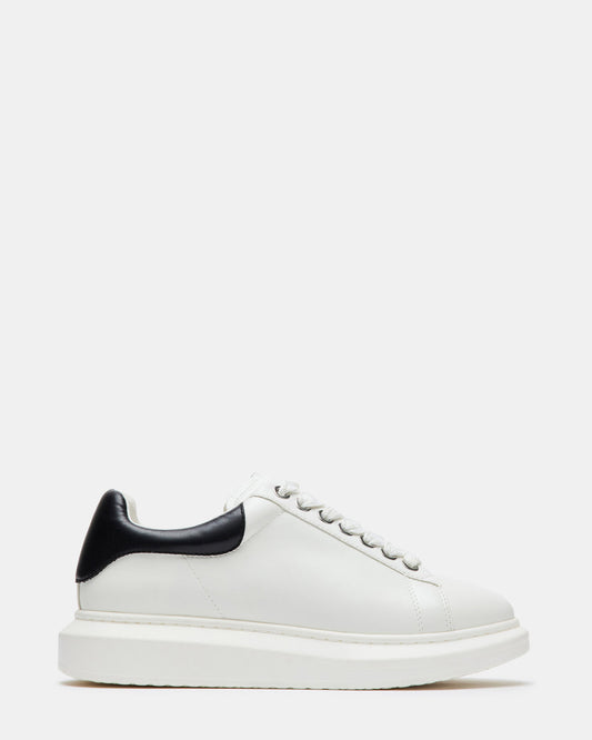 FROSTED White Multi Men's Low-Top Lace-Up Sneaker Steve Madden WHITE MULTI
