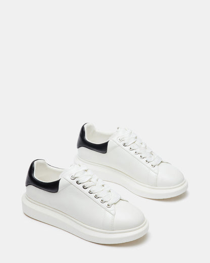 FROSTED White Multi Men's Low-Top Lace-Up Sneaker Steve Madden WHITE MULTI