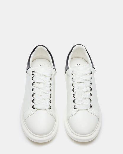 FROSTED White Multi Men's Low-Top Lace-Up Sneaker Steve Madden WHITE MULTI