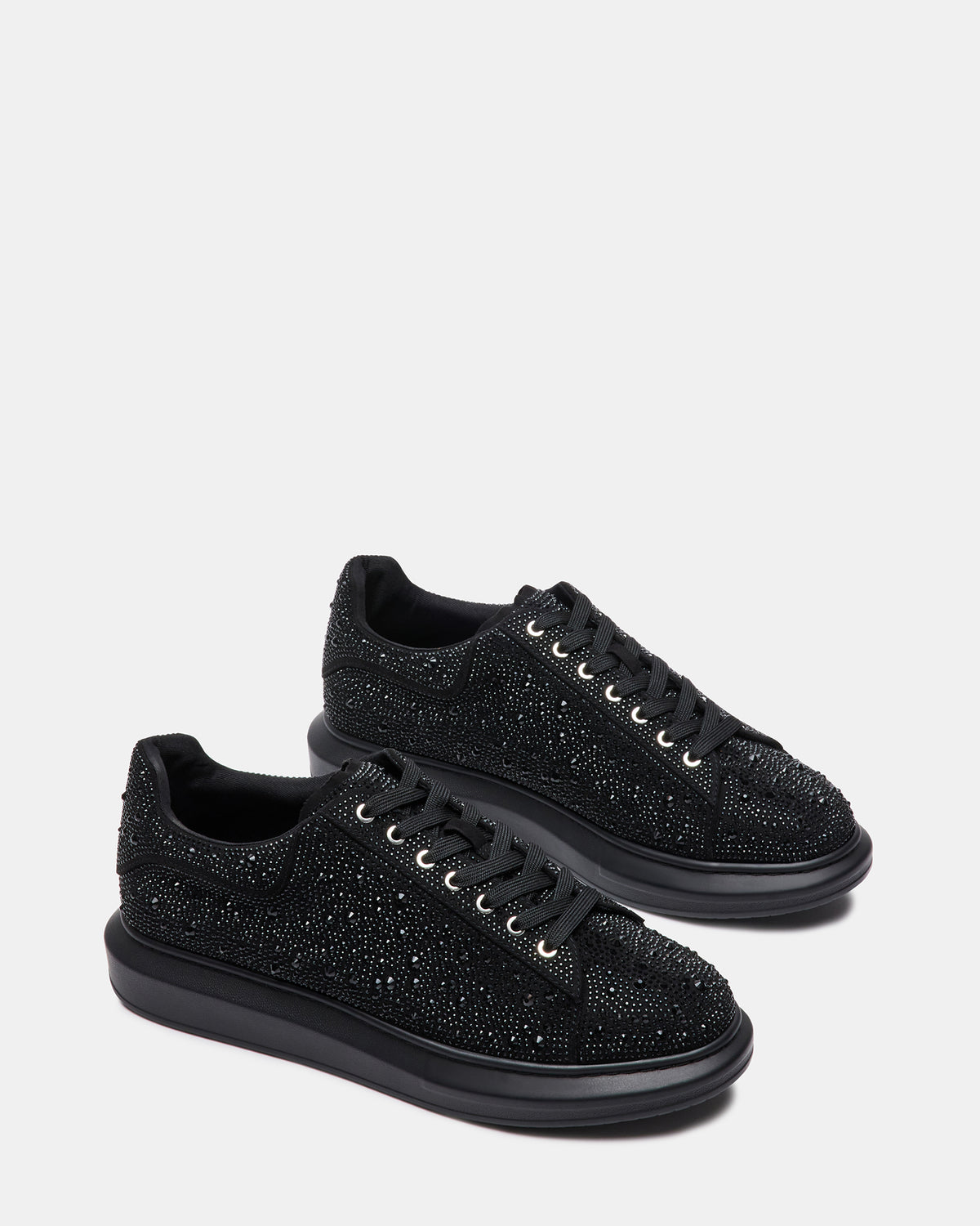 ICEBOX Rhinestone Men's Low-Top Lace-Up Sneaker Steve Madden RHINESTONES