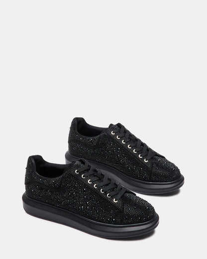 ICEBOX Rhinestone Men's Low-Top Lace-Up Sneaker Steve Madden RHINESTONES