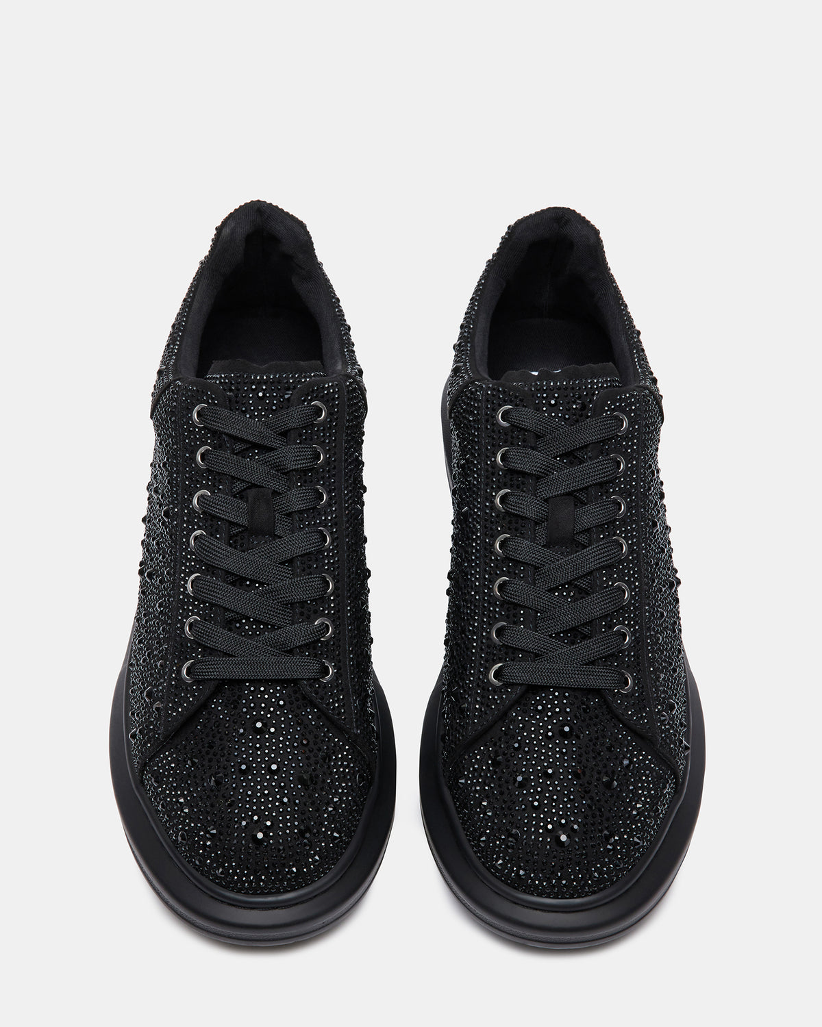 ICEBOX Rhinestone Men's Low-Top Lace-Up Sneaker Steve Madden RHINESTONES