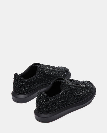 ICEBOX Rhinestone Men's Low-Top Lace-Up Sneaker Steve Madden RHINESTONES