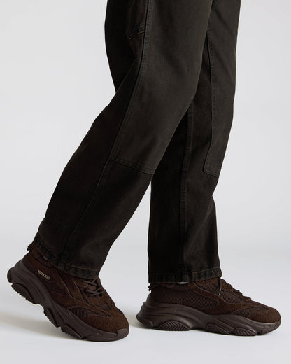 POSSESS Brown Suede Low-Top Lace-Up Men's Sneaker Steve Madden BROWN SUEDE