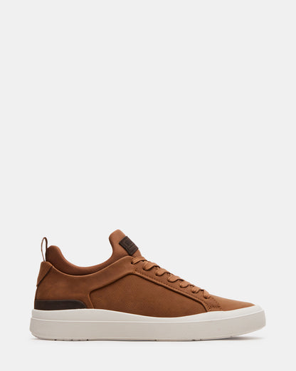 DACK Cognac Men's Lace-Up Sneakers Steve Madden COGNAC