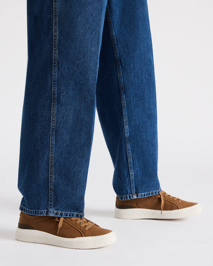 DACK Cognac Men's Lace-Up Sneakers Steve Madden COGNAC
