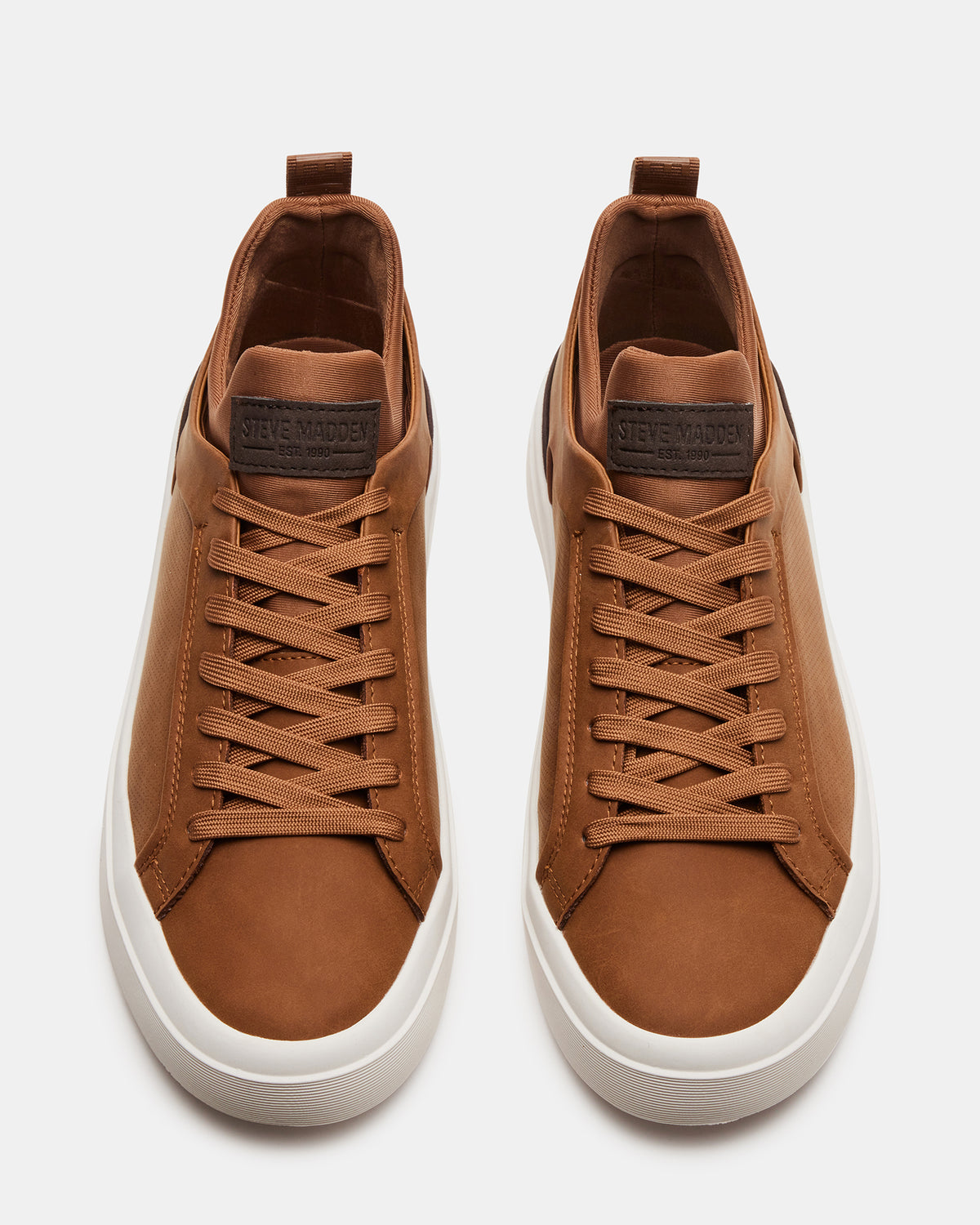 DACK Cognac Men's Lace-Up Sneakers Steve Madden COGNAC