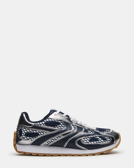 XYLO Blue Low-Top Lace-Up Men's Sneakers Steve Madden BLUE