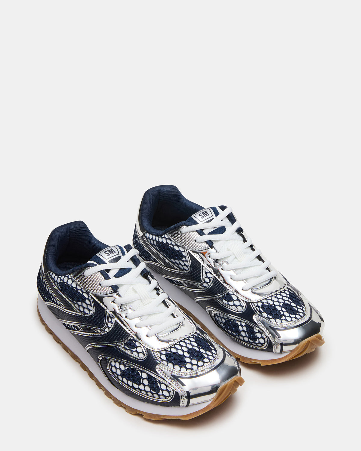 XYLO Blue Low-Top Lace-Up Men's Sneakers Steve Madden BLUE
