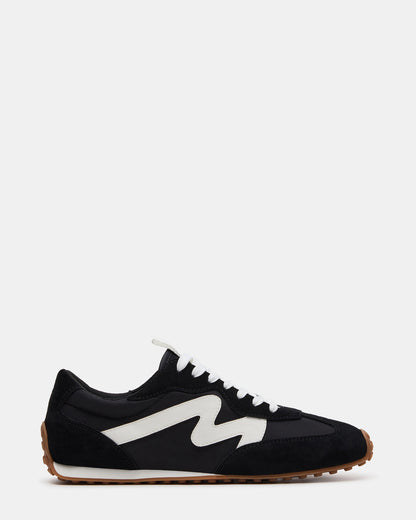 CYRUS Black Low-Top Lace-Up Men's Sneaker Steve Madden BLACK