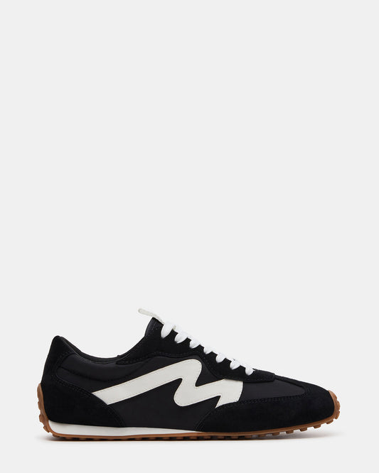 CYRUS Black Low-Top Lace-Up Men's Sneaker Steve Madden BLACK