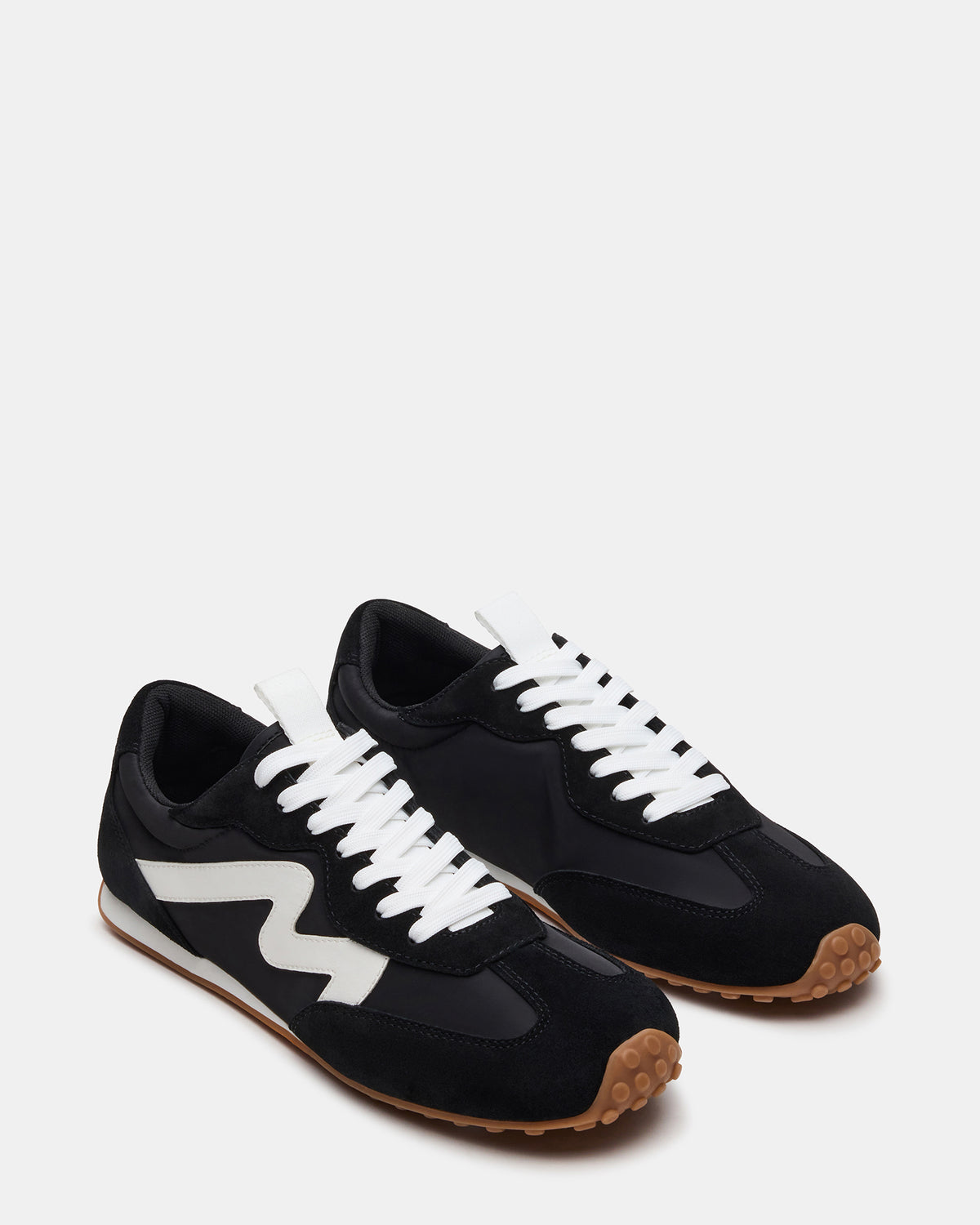 CYRUS Black Low-Top Lace-Up Men's Sneaker Steve Madden BLACK