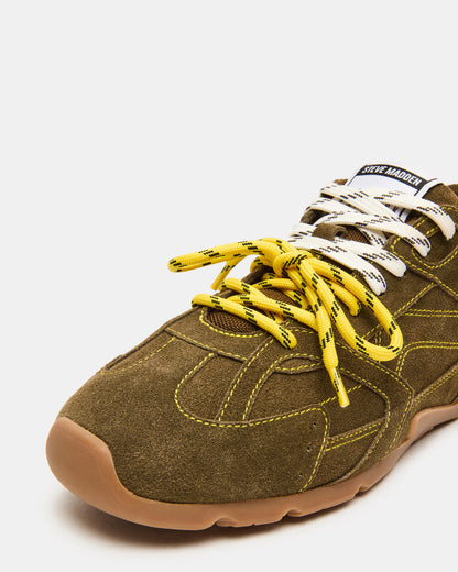 MIDAS Olive Low-Top Lace-Up Men's Sneaker Steve Madden OLIVE