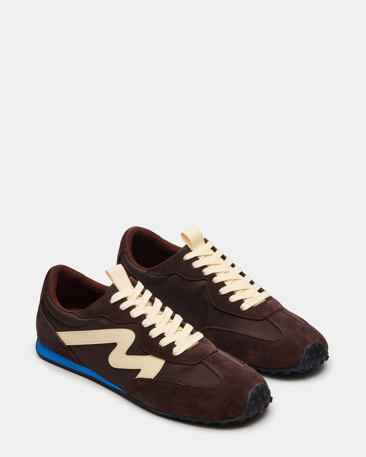 CYRUS Brown Multi Low-Top Lace-Up Men's Sneaker Steve Madden BROWN MULTI