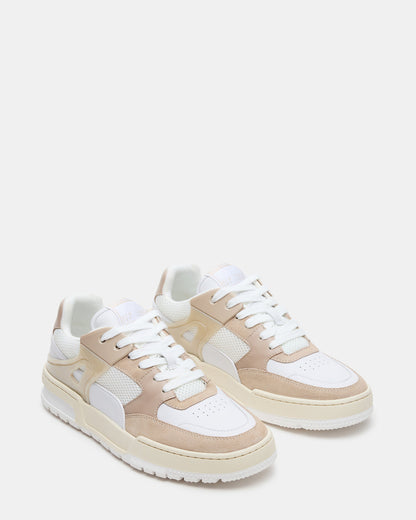 SANCHEZ White Multi Low-Top Lace-Up Men's Sneaker Steve Madden WHITE MULTI
