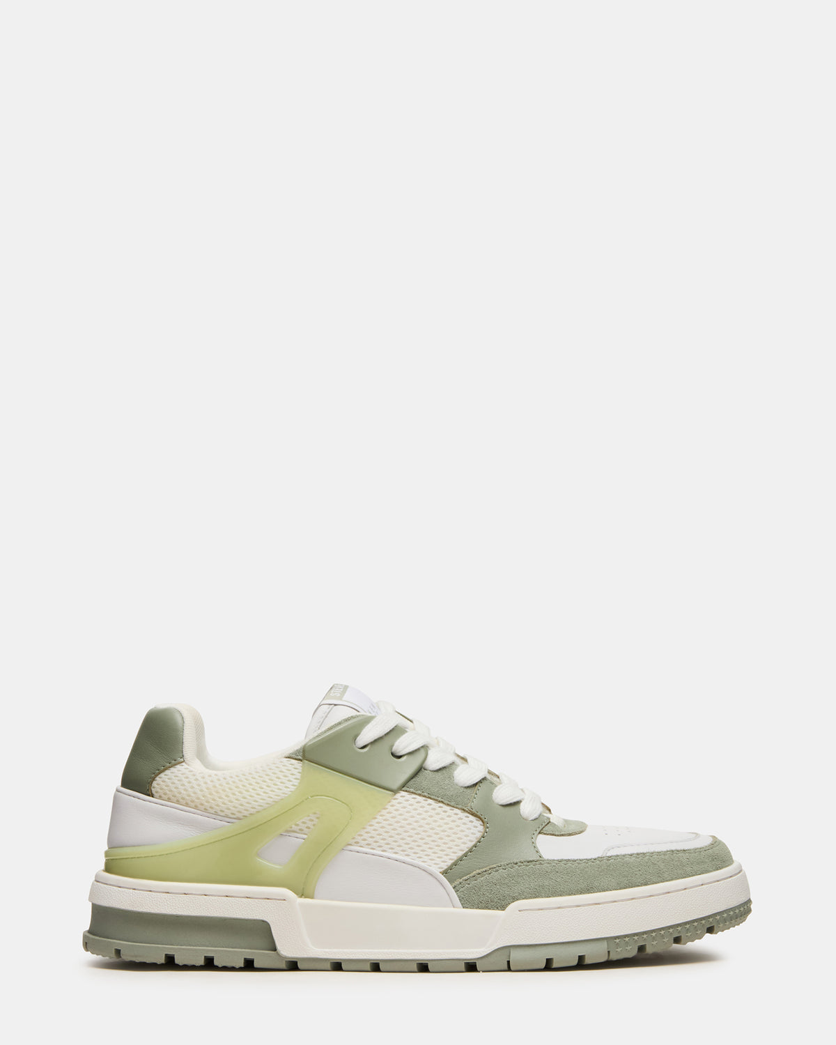 SANCHEZ Green Multi Low-Top Lace-Up Men's Sneaker Steve Madden GREEN MULTI
