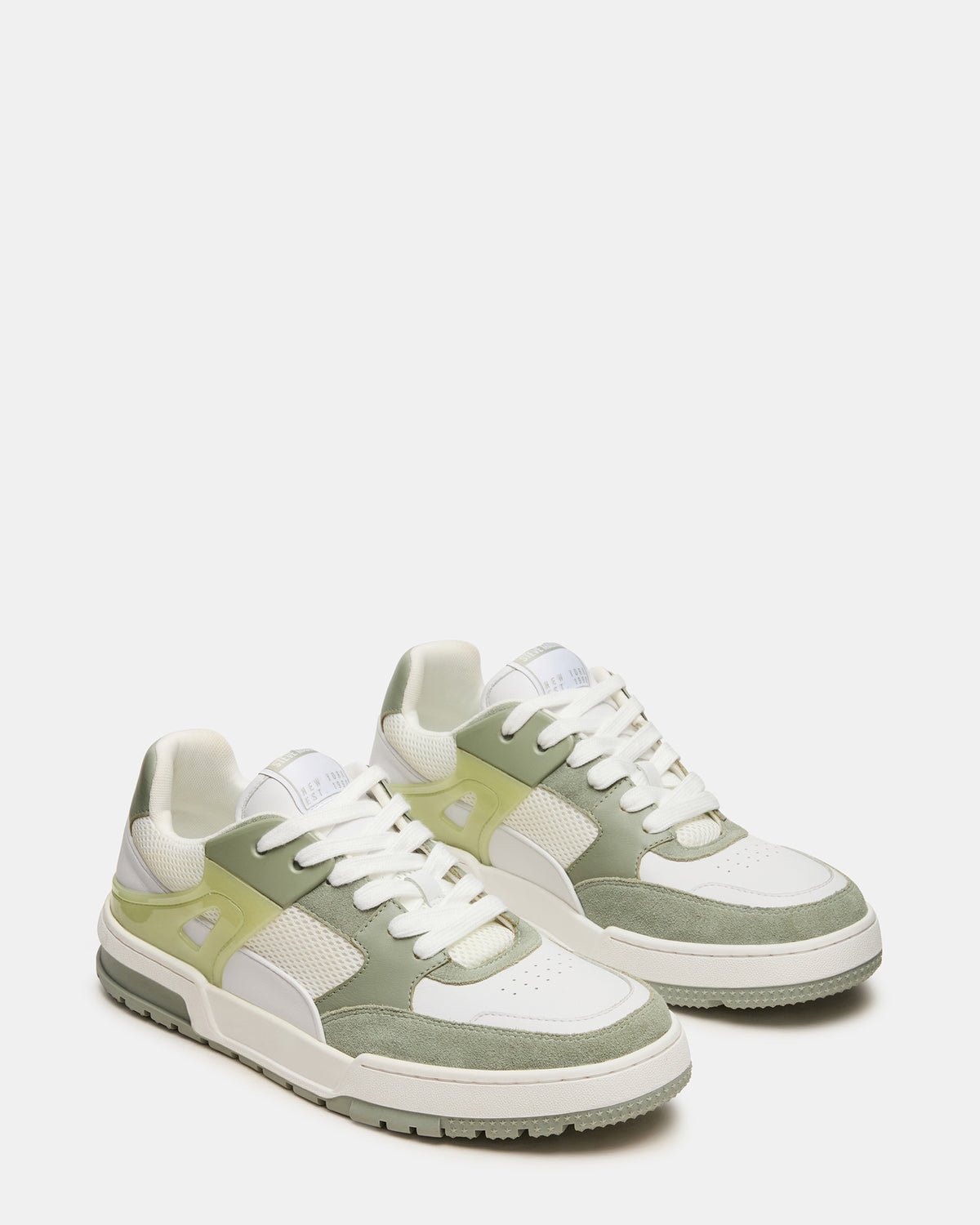 SANCHEZ Green Multi Low-Top Lace-Up Men's Sneaker Steve Madden GREEN MULTI