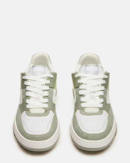 SANCHEZ Green Multi Low-Top Lace-Up Men's Sneaker Steve Madden GREEN MULTI
