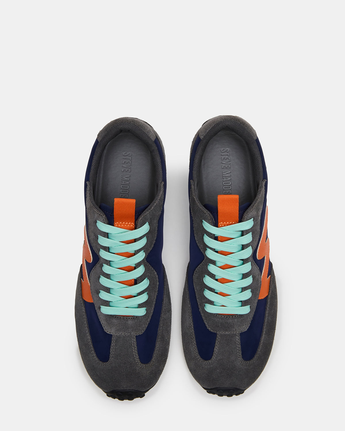 CYRUS Grey Multi Low-Top Lace-Up Men's Sneaker Steve Madden GREY MULTI
