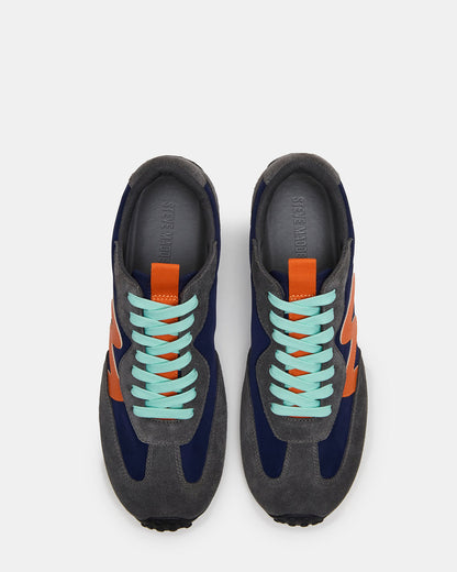 CYRUS Grey Multi Low-Top Lace-Up Men's Sneaker Steve Madden GREY MULTI