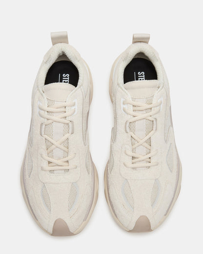 SALVADOR Off-White Low-Top Lace-Up Men's Sneaker Steve Madden OFF-WHITE